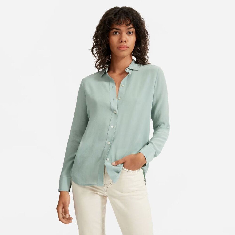 Everlane | 100% Silk Relaxed Shirt